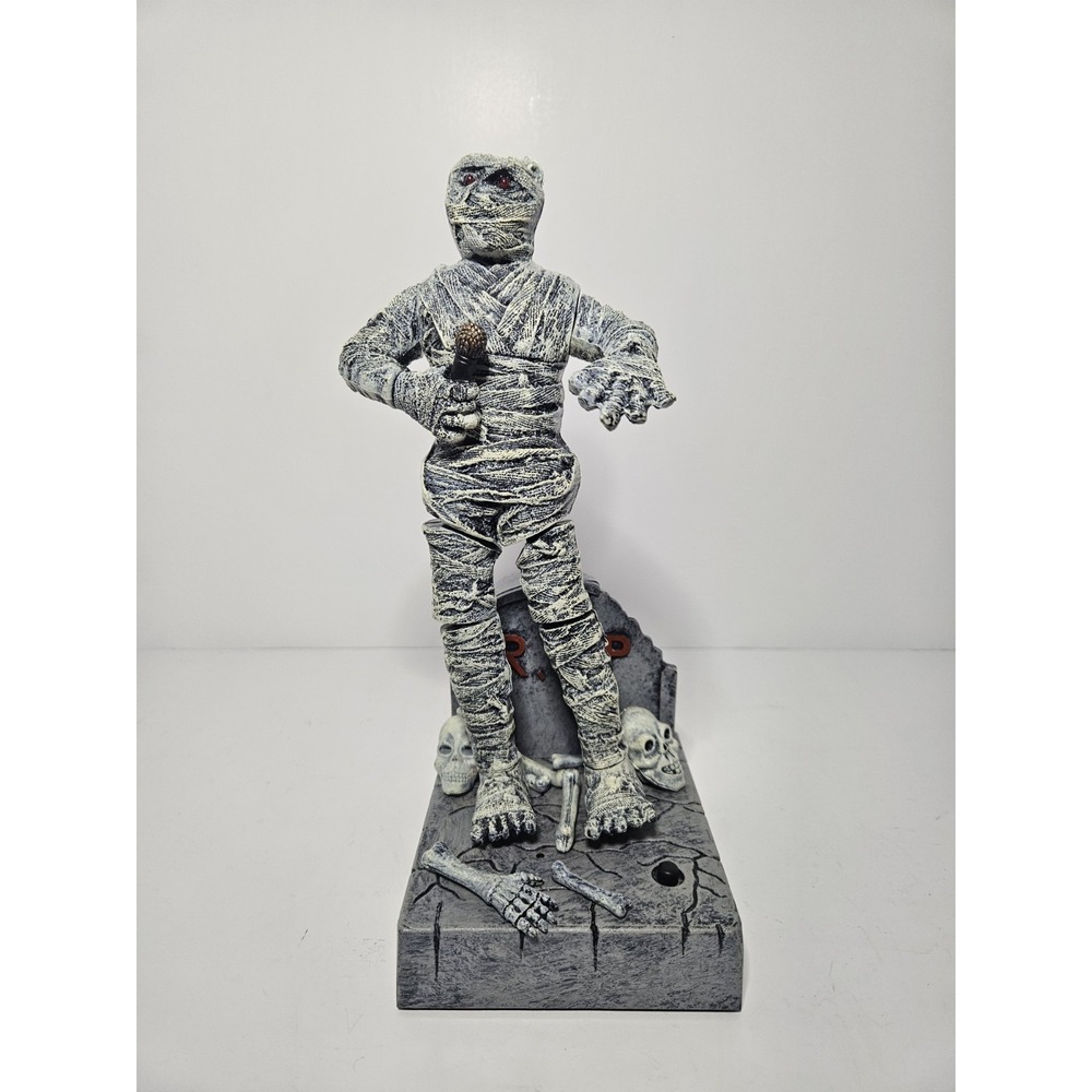 FTC Waltzing Willy Animated Singing Mummy Halloween Prop Grave Figure Vintage